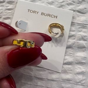 TORY BURCH | 2021 Logo Gold & Yellow Earrings